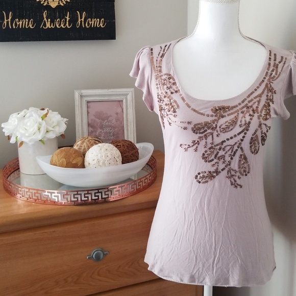 Kische Tops - Kische sequin tee